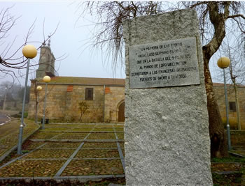 Church and memorial at Fuentes de Oñoro