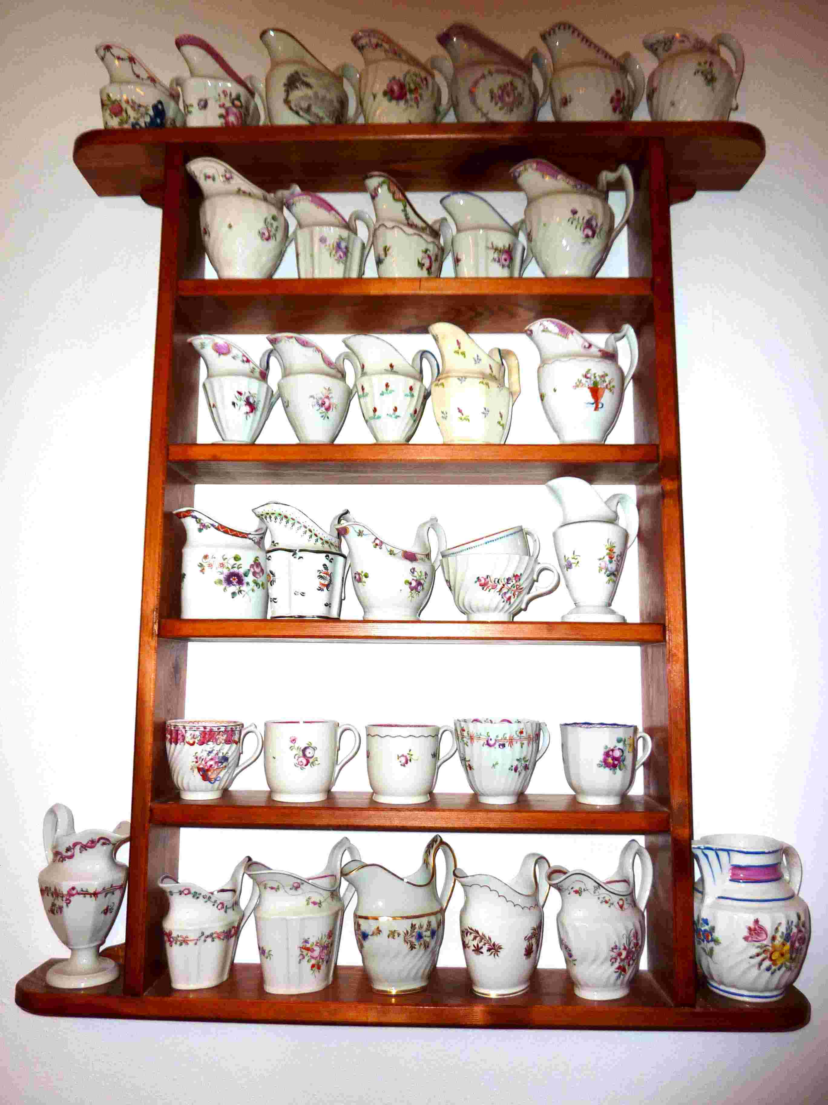 Part of the collection of milk jugs