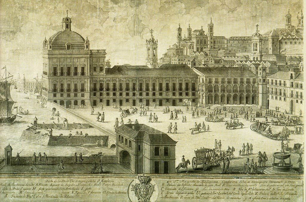 Terreiro do Paco in 1740